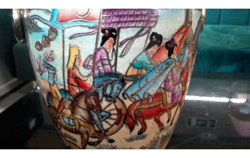 VASE  GM SATSUMA     CHINE