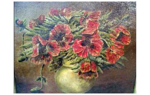 GEMÄLDE I.R. MOHNBLUMEN <O.KIEHNE>