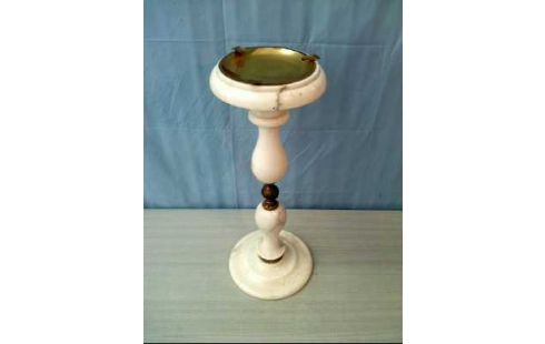 ASCHENBECHER WEIß MARMORSÄULE GOLDF.