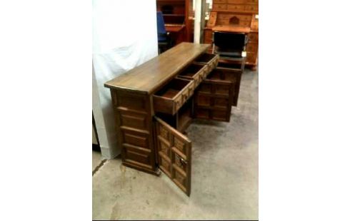 SIDEBOARD 3-SCHUBL. 3-TÜREN HOLZ VERZIERT