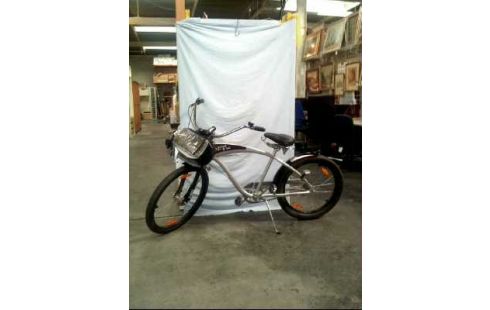 FAHRRAD CRUISER 26ER GRAU <BEHIND THE BALL>