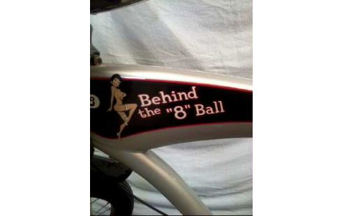 FAHRRAD CRUISER 26ER GRAU <BEHIND THE BALL>