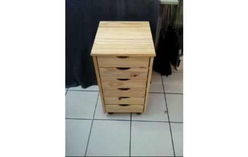 BÜROCONTAINER A.R. HOLZ HELL 6 SCHUBLADEN