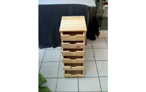 BÜROCONTAINER A.R. HOLZ HELL 6 SCHUBLADEN