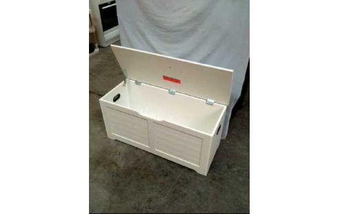 BANKTRUHE HOLZ WEIß <VASAGLE>