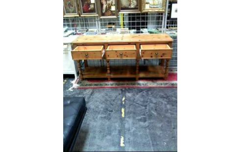 SIDEBOARD 3-SCHUBL. HOLZ HELL 2 EBENEN