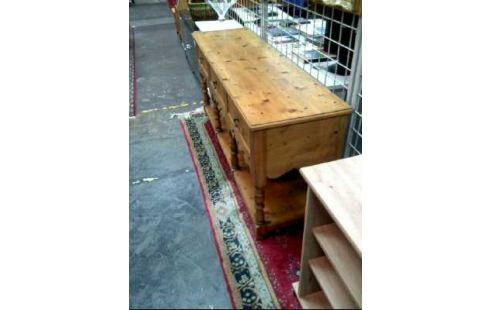 SIDEBOARD 3-SCHUBL. HOLZ HELL 2 EBENEN