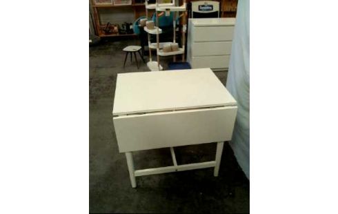 TISCH AUFKLAPPBAR 1-SCHUBLADE WEIß