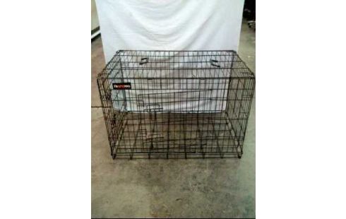 HASENKÄFIG 2 TÜREN SCHWARZ METALL