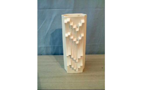 VASE WEISS PORZELL. <HUTSCHENREUTHER>