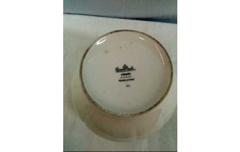 VASE PORZELLAN WEIß DICKBAUCHIG <ROSENTHAL>