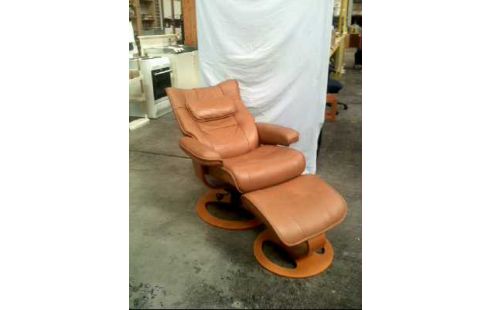 RELAXSESSEL 2TLG TEAK LED. BR. <HJELLEGJERDE>