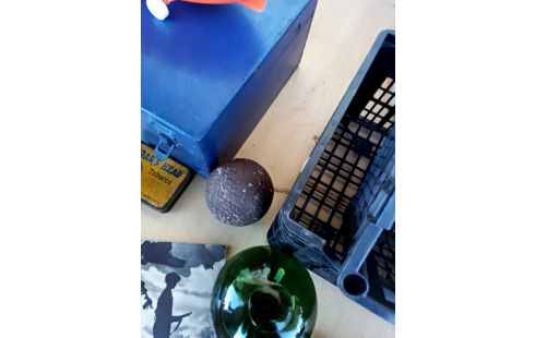 BOULE PÉTANQUE ANCIENNE