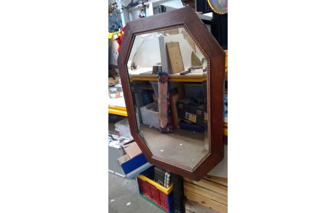 SPIEGEL GESLEPEN ,HOUTEN KADER