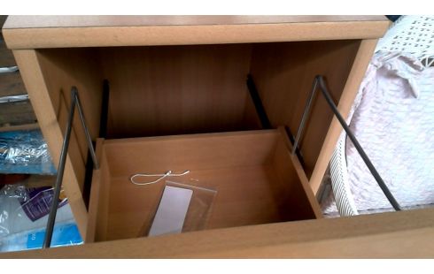 NÄHSCHRÄNKCHEN 3 SCHUBLADEN ESCHE LOOK