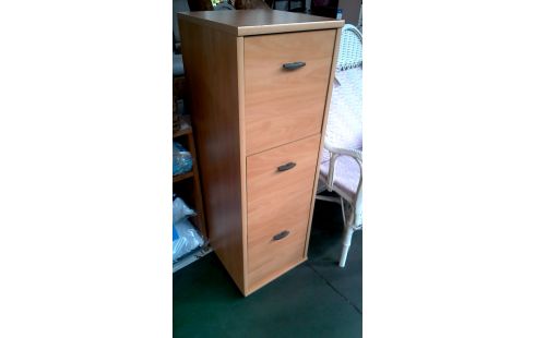 NÄHSCHRÄNKCHEN 3 SCHUBLADEN ESCHE LOOK