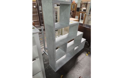 MEUBLE ESCALIER CUBE GRIS