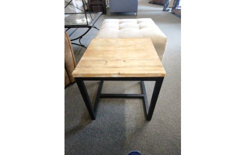 BOUT DE CANAPE METAL ET BOIS