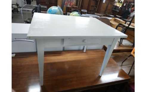 TABLE 1 TIROIR GRISE