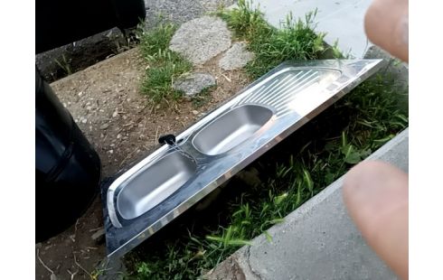 EVIER INOX DOUBLE GM