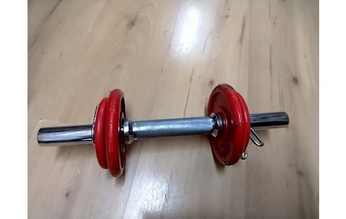 BARRE DE MUSCULATION Avec poids