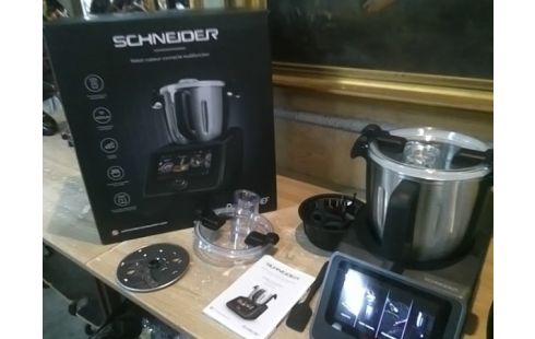 ROBOT MENAGER CUISEUR CONNECTE SCHNEIDER POWERCHEF COMPLET