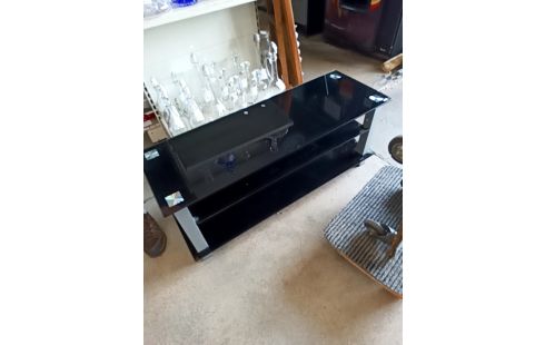 MEUBLE TV VERRE FUMÉ