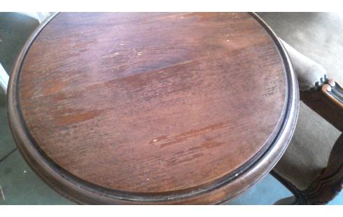 SERVIERTISCH, , HOLZ RUND