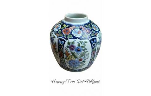 JARRÓN ANTIGUO FLOR