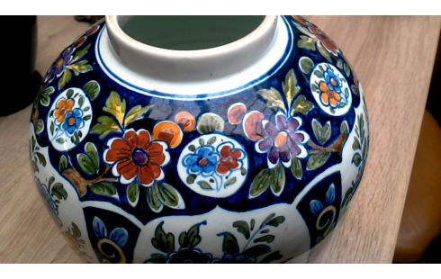 JARRÓN ANTIGUO FLOR