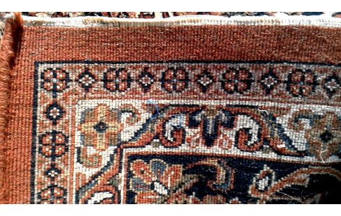 TAPIS SAUMON MET BLEUE