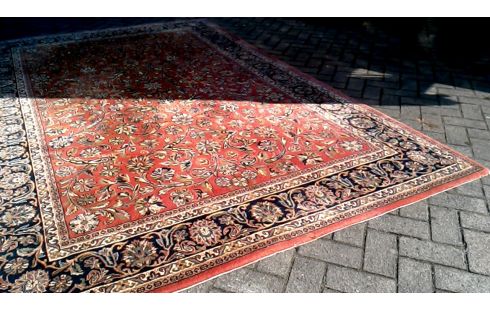 TAPIS SAUMON MET BLEUE