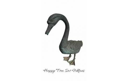 TUINBEELD EEND BRONS