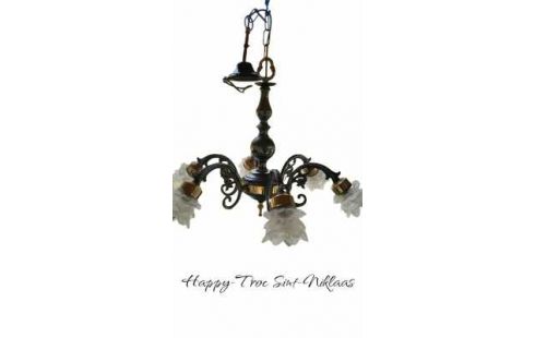 LÁMPARA DE TECHO RAMA LATÓN