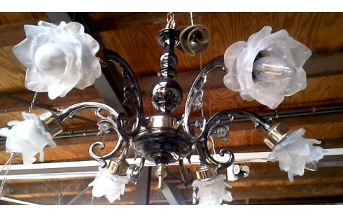 LÁMPARA DE TECHO RAMA LATÓN