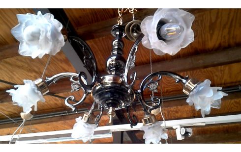 LÁMPARA DE TECHO RAMA LATÓN