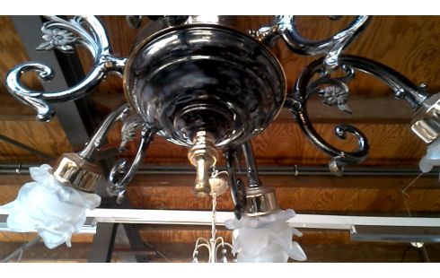 LÁMPARA DE TECHO RAMA LATÓN