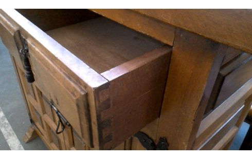 CAISSON 2 PORTES / 2 TIROIRS PIN