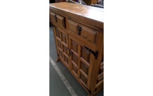 CAISSON 2 PORTES / 2 TIROIRS PIN