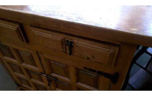 CAISSON 2 PORTES / 2 TIROIRS PIN