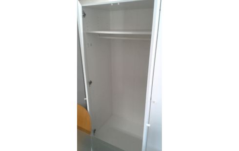 KLEIDERSCHRANK 1 IKEA WEISS 3 TÜREN DAS STÜCK