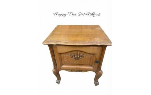 NACHTKASTJE MASSIEF EIK PER STUK 1 DEUR