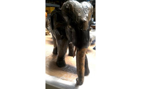 STATUE, , ELEPHANT, , BOIS
