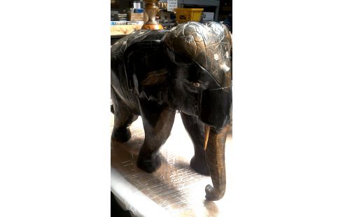 STATUE, , ELEPHANT, , BOIS