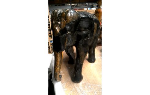 STATUE, , ELEPHANT, , BOIS