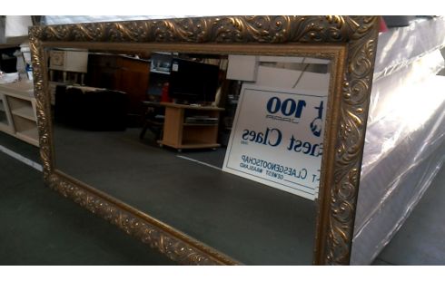 ESPEJO BISELADO, , MARCO DORADO MODELO GRANDE