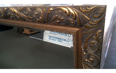 ESPEJO BISELADO, , MARCO DORADO MODELO GRANDE