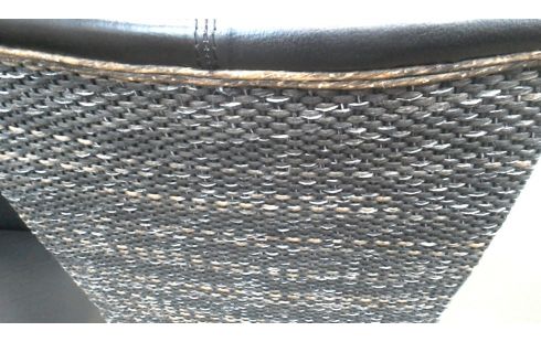 6 SILLAS NEGRO CUERO ACERO INOXIDABLE