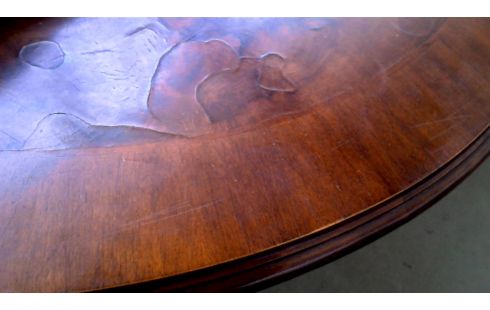 TABLE ROND, , MARQUETERIE