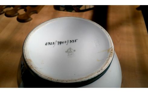 VASE ANTIK WEISS PORZELLAN BLUME